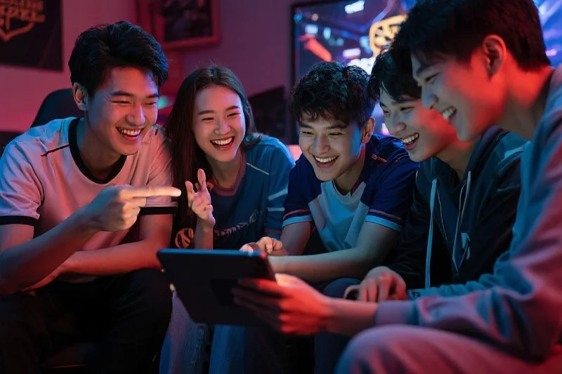 粉丝们通过官方平台互动和观看比赛